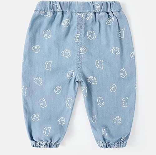 ZZHIZAIHU Cute Cartoon Animal Print Elastic Waist Pants Kids