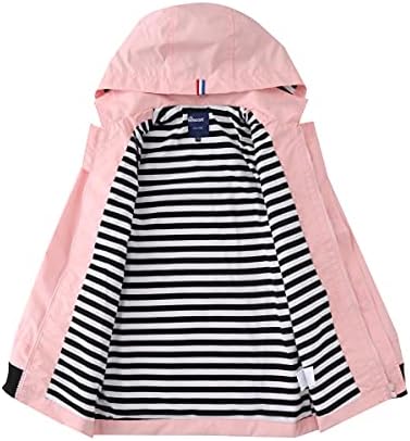 Hiheart Boys Girls Waterproof Hooded Jackets