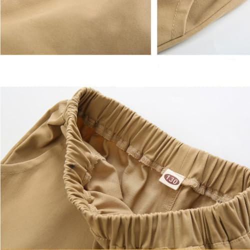 Elastic Waist School Pants for Kids 10-12 3T