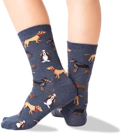 Hot Sox Kids Fun Animal Crew Socks - Perfect for Girls and Boys