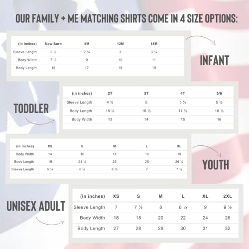 Fourth of July Family Matching Shirts Set for Mom Dad and Baby