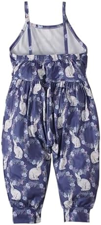 Easter Bunny Print Romper for Toddler