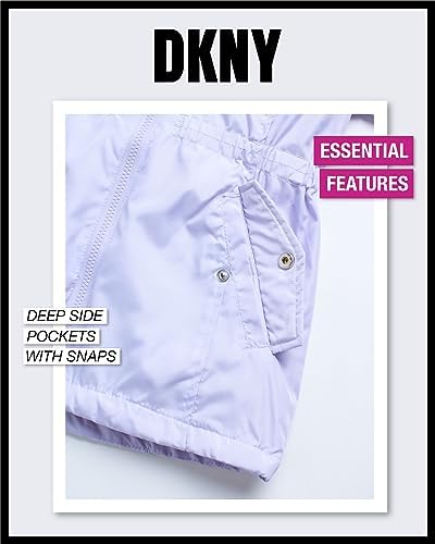 DKNY Girls Anorak Jacket - Weather Resistant Polar Fleece
