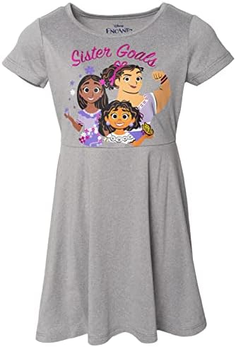 Disney Encanto Minnie Mouse Girls Short Sleeve Dress Headband