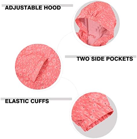 Adorable Kids Rain Jackets Snug Waterproof for Boys Girls