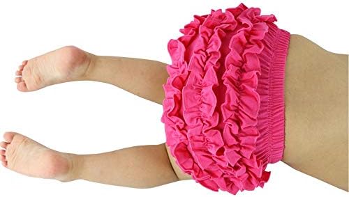Stretchy Basic Cotton Diaper Cover Bloomers with Ruffles