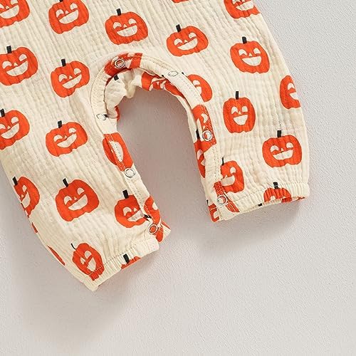 Halloween Trick or Treat - Cozy Cute Perfect Pumpkins ROMPER for Babies