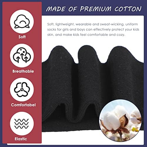 Perfect for School Occasions Comfortable Knee High Socks for Kids