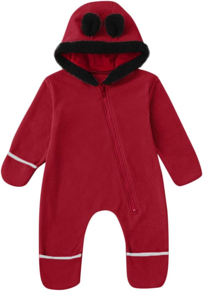 Stylish Cartoon Footed Romper for Babies
