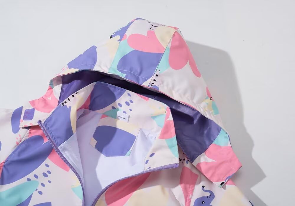Welity Girls Waterproof Wind-Resistant Jackets Style Meets Functionality