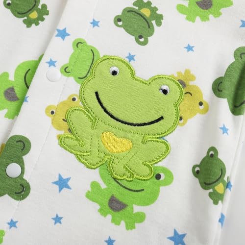 Baby Boys Girls Long Sleeve Romper Pure Cotton Footed New Born Clothes