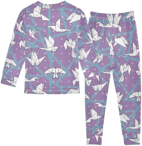 WIFIU 2 Piece Pajama Set for Kids 18M-8Y Soft Cotton Sleepwear