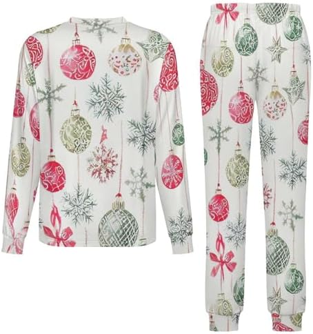 MEIKKO Christmas Kids Thermal Gnome Underwear Set