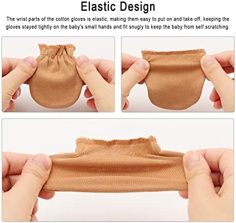 No Scratch Cotton mittens for newborns
