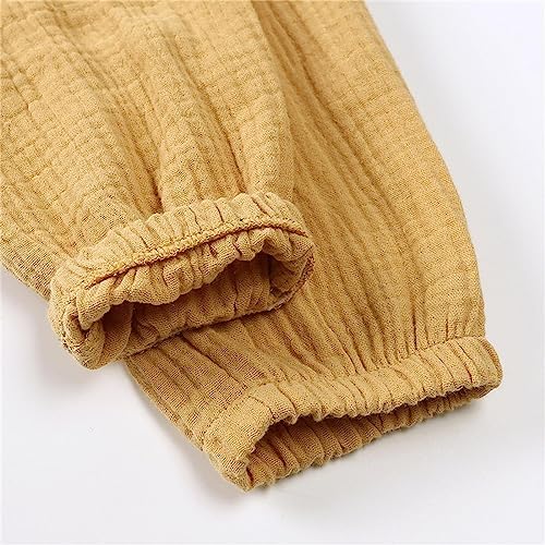 Cotton Linen Harem Pants for Toddler Boys and Girls