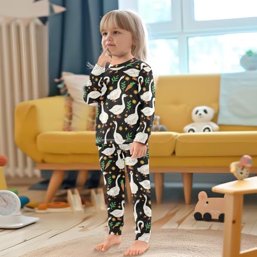 Soft Cotton Pajama Set for Girls - Long Sleeve breathable comfortable sleepwear