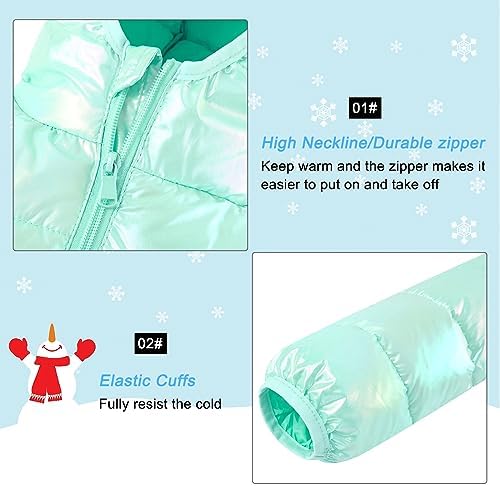 Warm Hooded Puffer Jacket for Girls