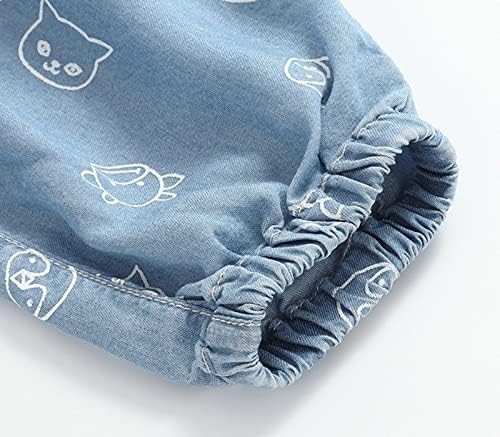 ZZHIZAIHU Cute Cartoon Animal Print Elastic Waist Pants Kids