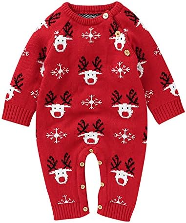 Baby Christmas Romper - Soft Cozy for Toddler Boys Girls