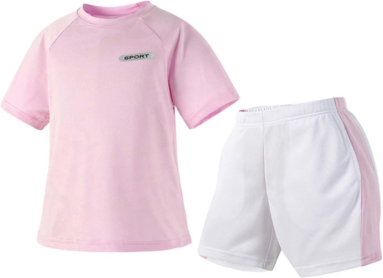 Boys Girls 4-13 Yr Comfy Athletic Summer T-SHIRTS SHORTS Set