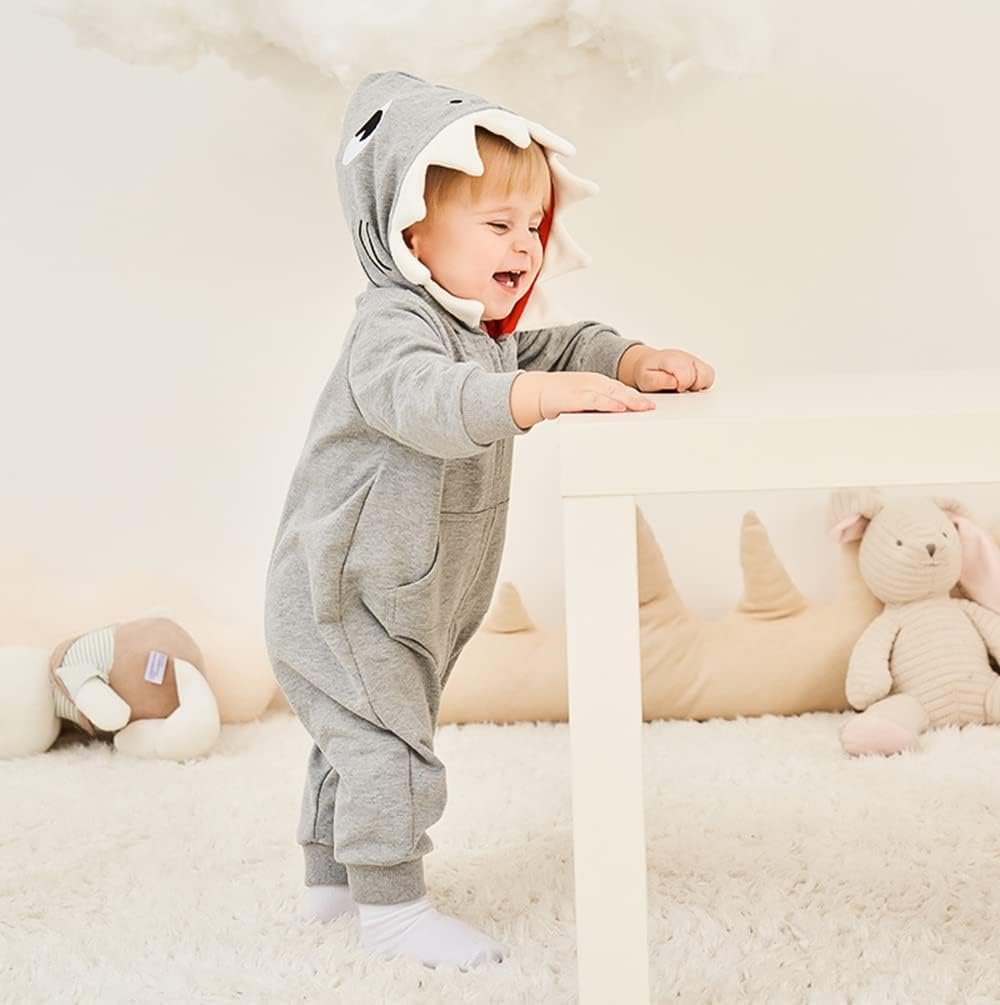 XFGLCK Halloween Fox Hoodie Romper for Baby