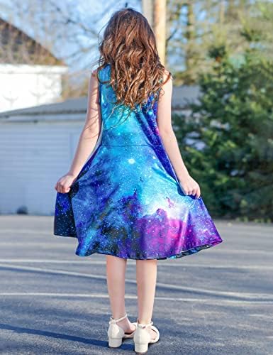 Sleek Floral Dress for Girls 4-12