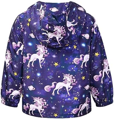 Jxstar Toddler Girls Waterproof Rain Jacket