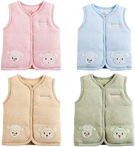 Monvecle Baby Cotton Warm Vests Unisex