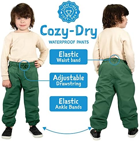 Waterproof Fleece Lined Live Snow Rain Pants for Kids