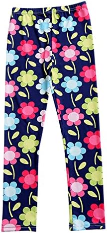 Toddler Girls Boys Fashion FallSpring Loose Pants Bottoms Dark Blue Floral Prints