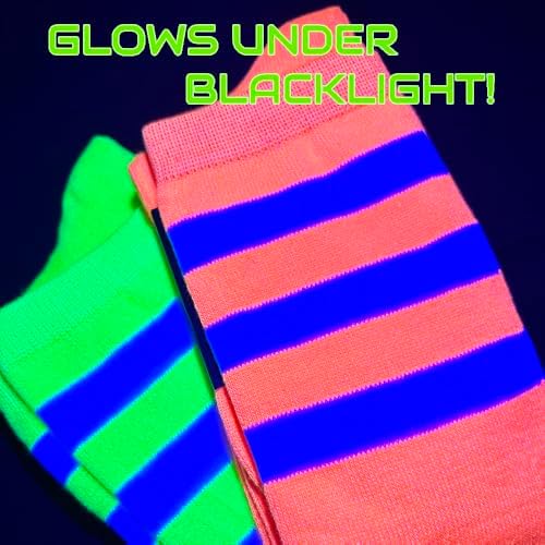 Neon Nation Bounce Back knee high socks