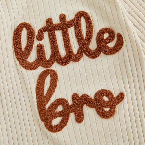 Pengnight Newborn Baby Romper Long Sleeve Lil Bro Letter Print