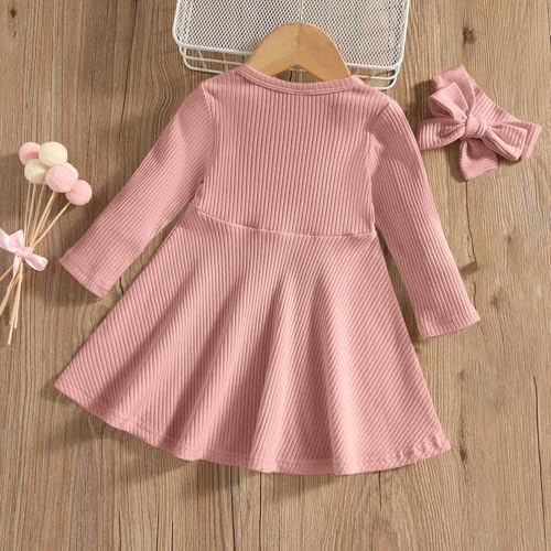 Beessbest Spring Knitted Dress for Kids Toddler