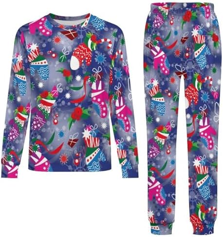Santa Truck Thermal Set for Kids - Classic Christmas Pajamas