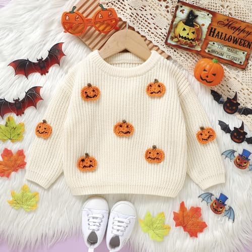 Cute Pumpkin Sweater for Kids