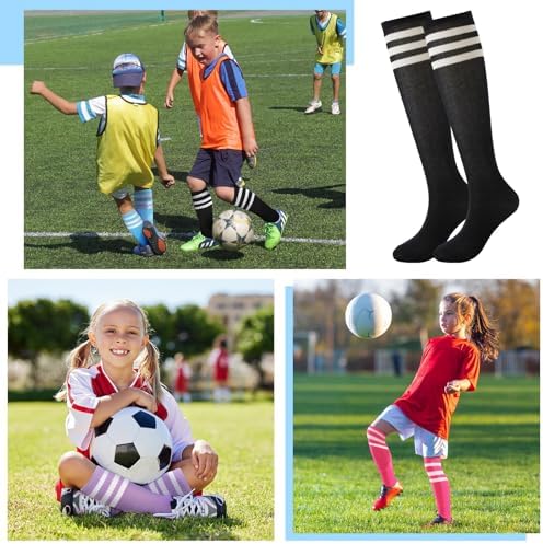 BONANGEL Kids Youth Soccer Socks