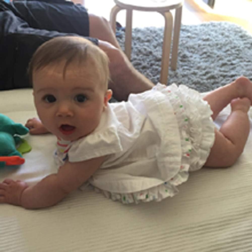 Stretchy Basic Cotton Diaper Cover Bloomers with Ruffles