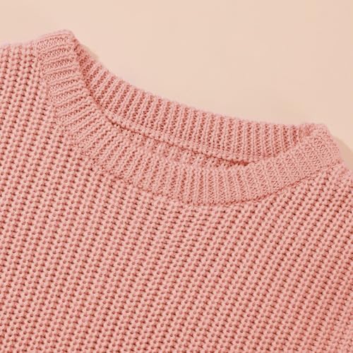EHOO Baby Boy Knit Sweater for Toddler Girls Fall Winter Cozy Dress