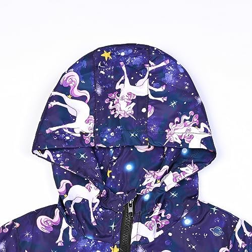 Jxstar Toddler Girls Waterproof Rain Jacket
