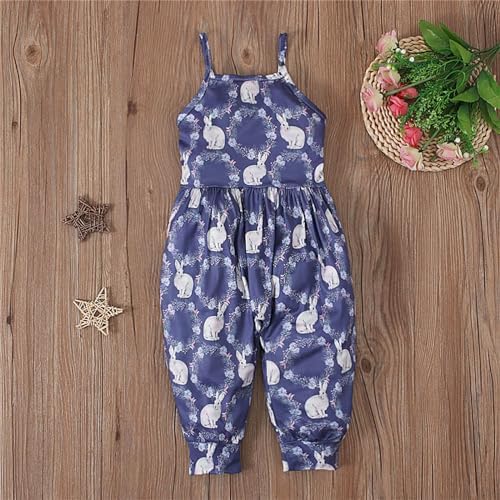 Easter Bunny Print Romper for Toddler