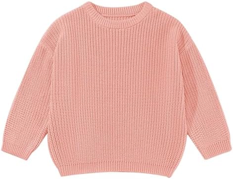 EHOO Baby Boy Knit Sweater for Toddler Girls Fall Winter Cozy Dress