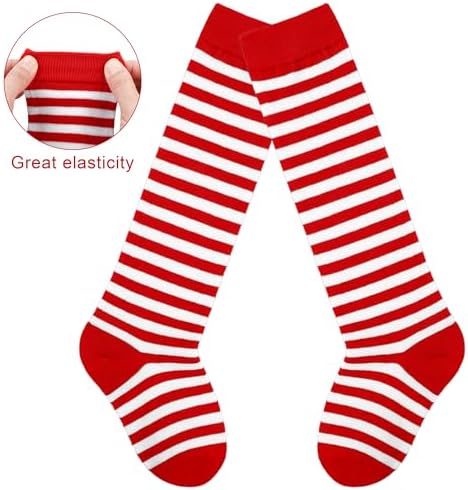 SOMSOC 2 Pairs Stripped Knee-