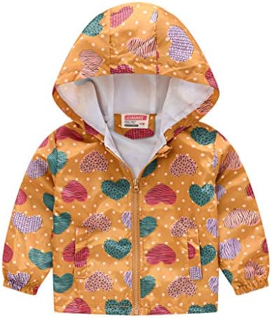 TUIJI Toddler Kids Lightweight Cartoon Print Zip Jacket