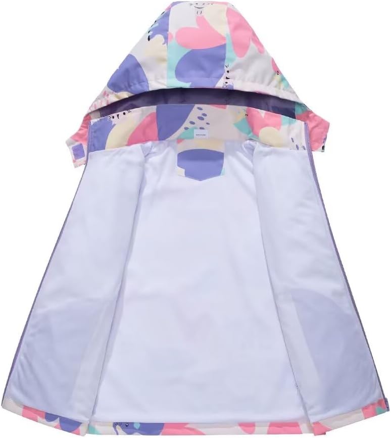Welity Girls Waterproof Wind-Resistant Jackets Style Meets Functionality
