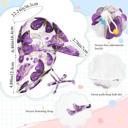 Emelivor UV Protection Baby Sun Hat for Boys Girls