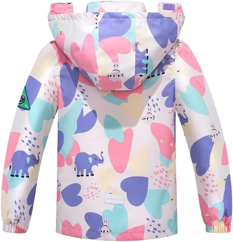 Welity Girls Waterproof Wind-Resistant Jackets Style Meets Functionality