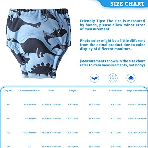 Brightly Colored Cartoon Cotton Underwear for Babies