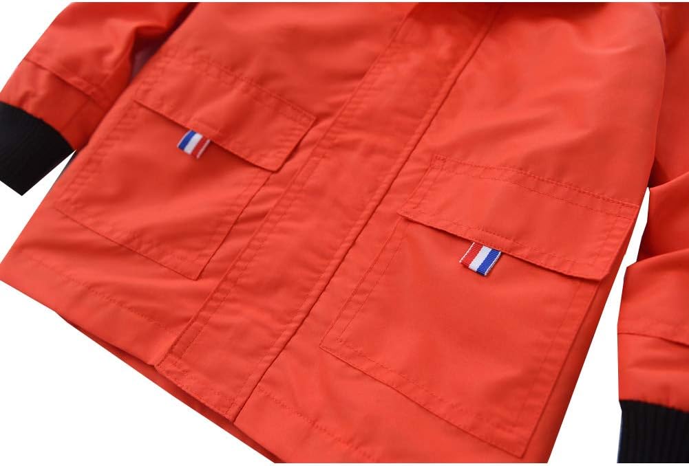 Hiheart Waterproof Hooded Jacket for Kids