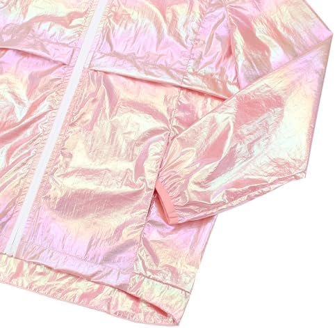 JESKIDS Girls Boys Lightweight Waterproof Rain Jacket Breathable Windproof 4-13yr