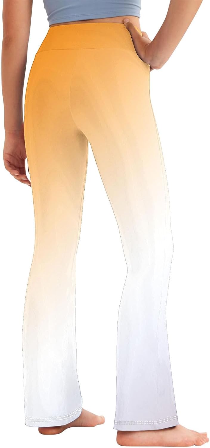 Toddler Girls Gradient Straight Leg Comfort Yoga Pants
